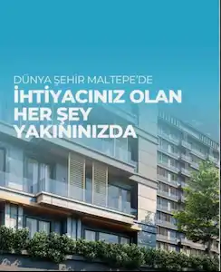 DÜNYA ŞEHİR MALTEPE'DE METROYA KOMŞU AKILLI EV KONFORUNDA 2+1 KİRALIK SIFIR DAİRE