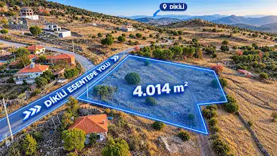 DİKİLİ KATIRALAN'DA BAKANLIK GÖRÜŞ YAZILI, YATIRIM POTANSİYELİ TAŞIYAN ARSA