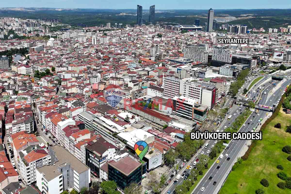 4LEVENT CAD ÜZERİ KİRALIK 1510M2 TABELA DEĞERLİ OFİS & KURS YERİ