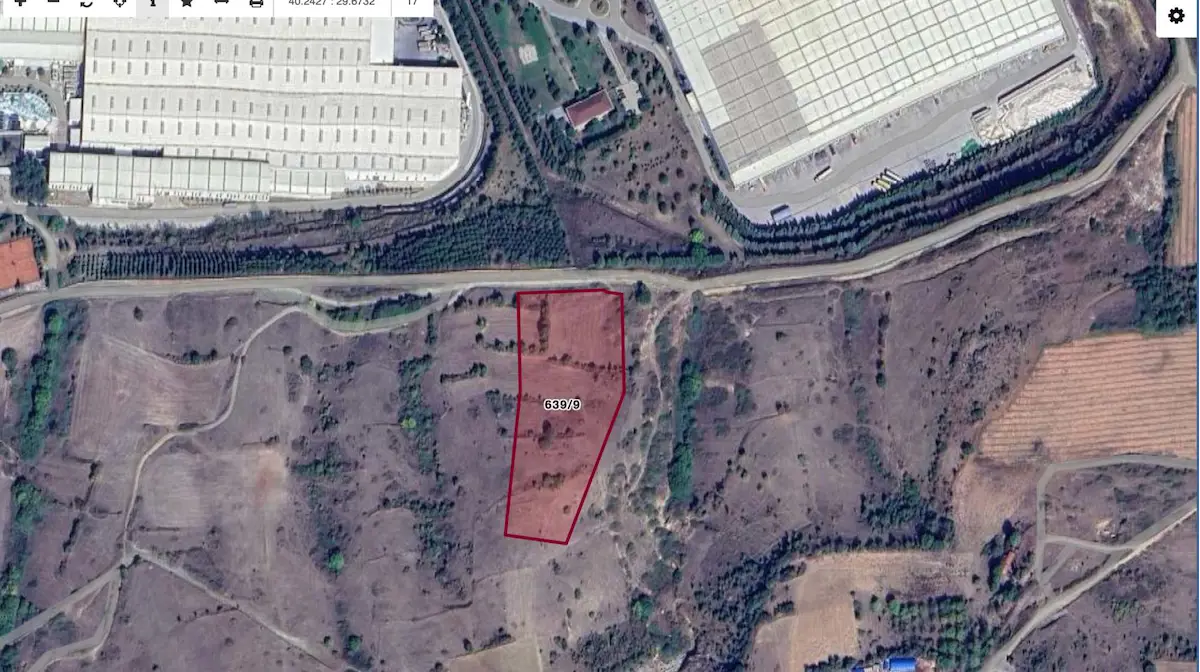 BURSA YENİŞEHİR TABAKHANE OSB'DE SATILIK SANAYİ ARSASI 2