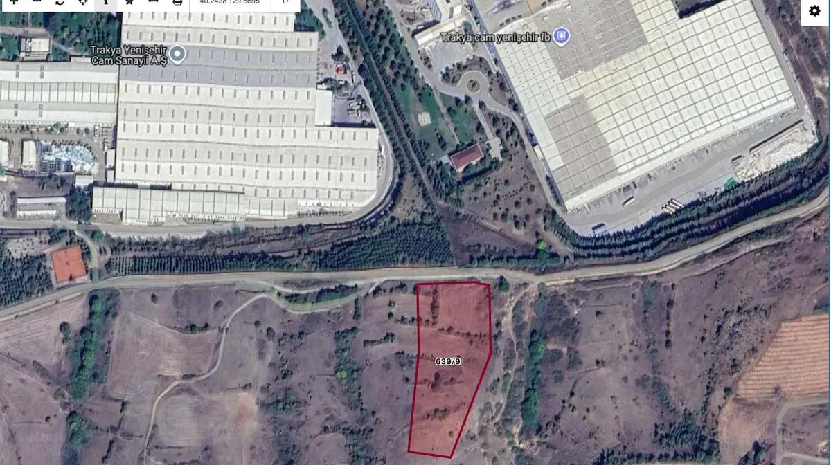 BURSA YENİŞEHİR TABAKHANE OSB'DE SATILIK SANAYİ ARSASI 3
