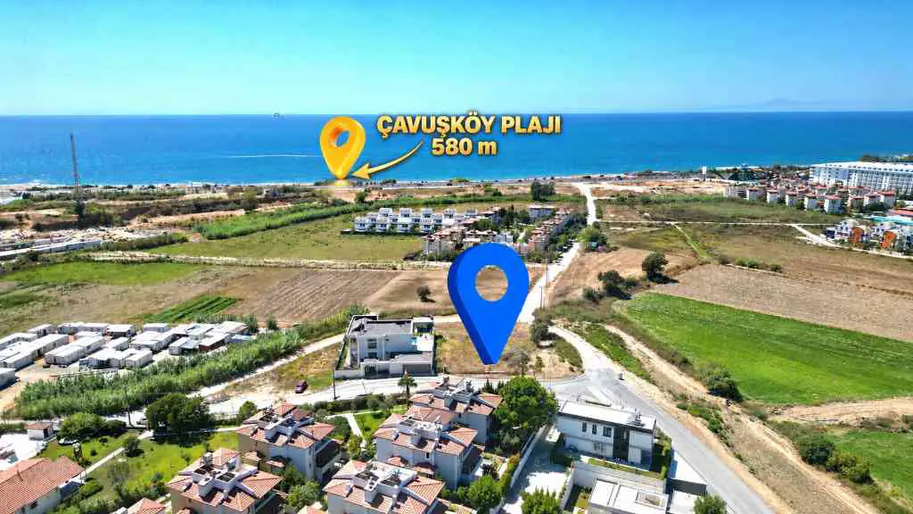 MANAVGAT ÇAVUŞKÖY'DE DENİZE 580 M, 0.40 EMSAL YATIRIMLIK ARSA