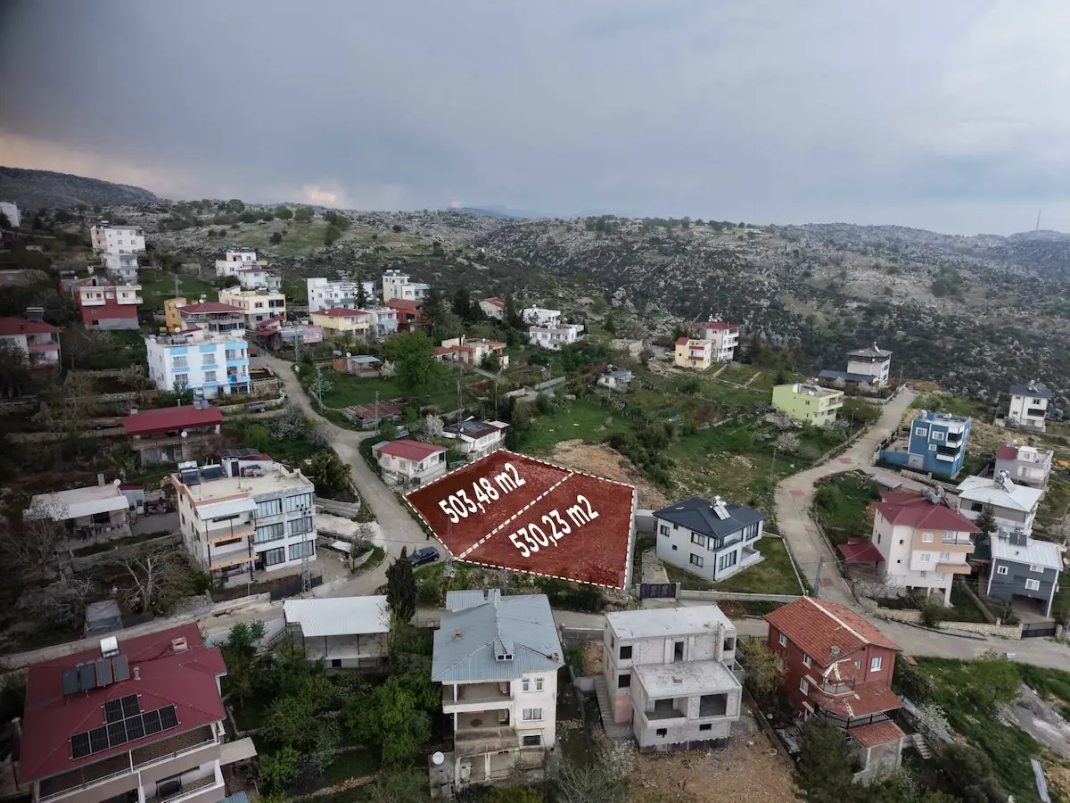 REMAX PALM'DEN İNSU'DA DENİZ&ŞEHİR MANZARALI VİLLA İMARLI ARSA