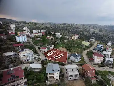 REMAX PALM'DEN İNSU'DA DENİZ&ŞEHİR MANZARALI VİLLA İMARLI ARSA