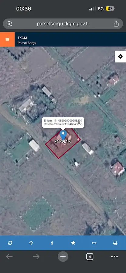 BÜYÜKÇEKMECE ESKİCE DE SATILIK 345 M2 ARSA