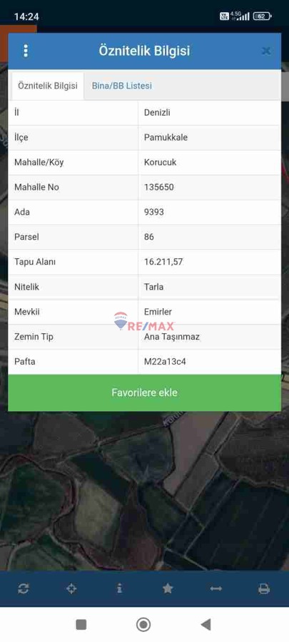 REMAX MODEL'DEN KORUCUK'TA OTOBANA SIFIR TARLA
