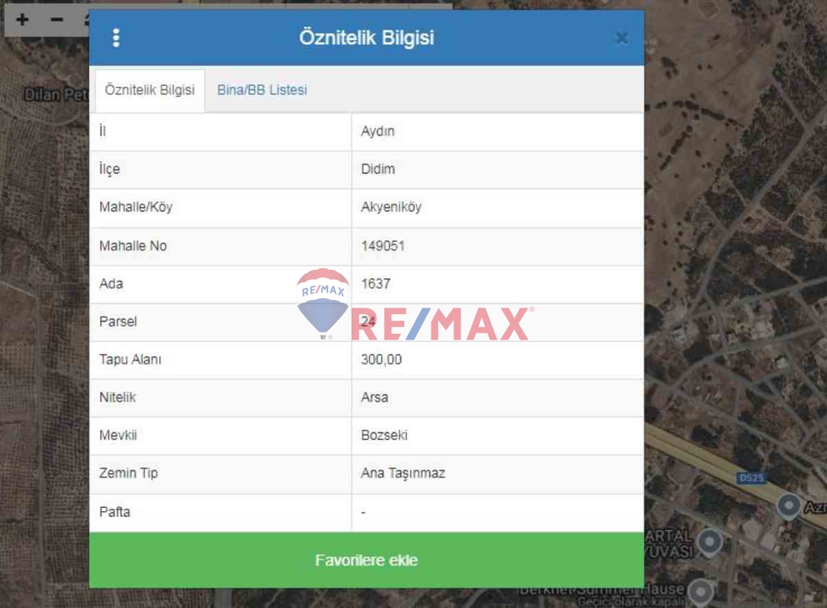 DIDIM'DE YATIRIMA UYGUN SATILIK ARSA