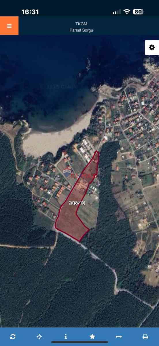 KANDIRA BABALI'DA DENİZ MANZARALI SATILIK ARSA