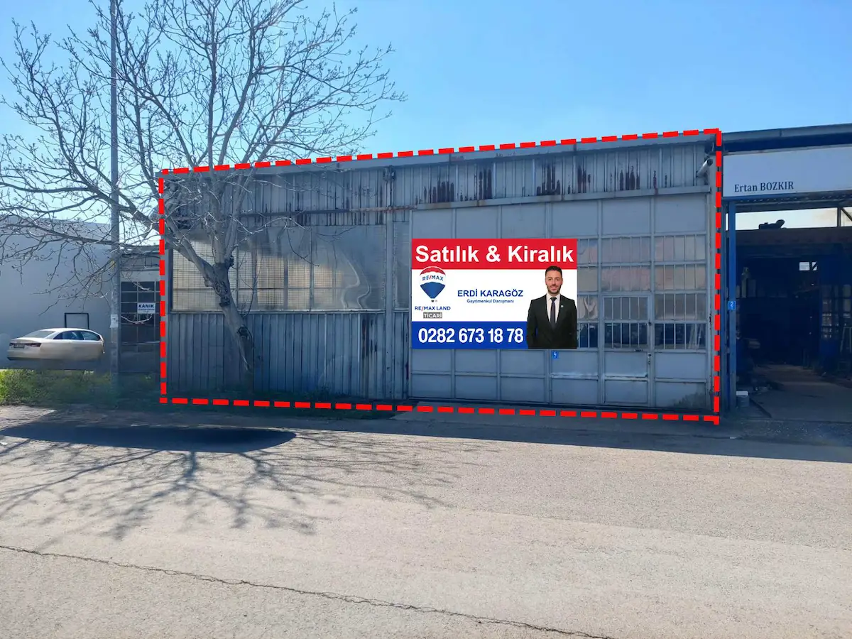 REMAX LAND'DEN ÇORLU YENİ SANAYİ'DE SATILIK İMALATHANE & ATÖLYE