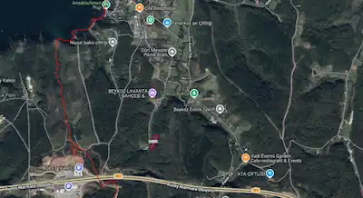 BEYKOZ ANADOLUFENERI 'NDE DOĞA İÇINDE SATILIK 7659 M² BAHÇE
