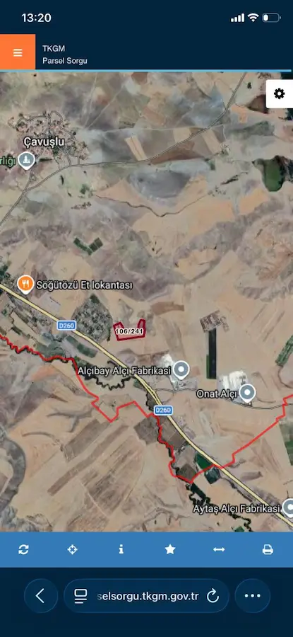 ÇANKAYA ÇAVUŞLU'DA 2729 M2 ANAYOLA CEPHE YATIRIMLIK ARSA