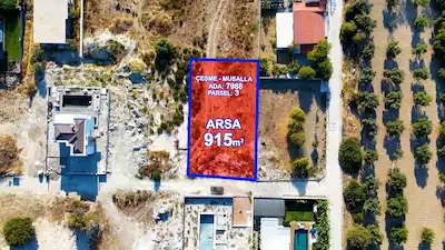 ÇEŞME MUSALLA’DA TURİZM+KONUT İMARLI, MÜSTAKİL PARSEL SATILIK ARSA | KREDİYE UYGUN