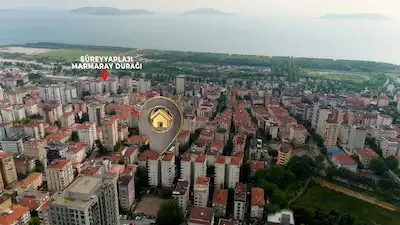 MALTEPE SÜREYYAPLAJI'NDA SATILIK GENİŞ 3+1 DAIRE 3 BALKONLU EBEVEYN BANYOLU - 67 M2 ARSA PAYI