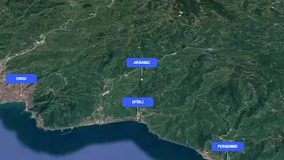 PERŞEMBE NENELİ'DE KADASTRAL YOLU OLAN, TEK TAPULU ARAZİ