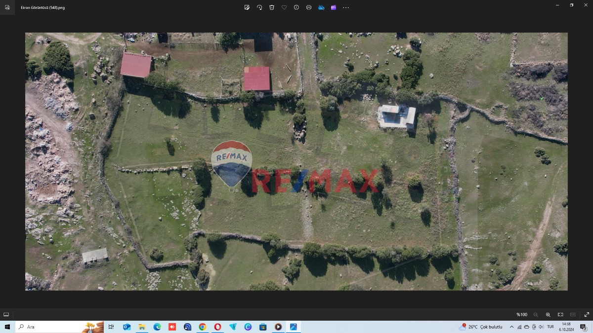 ÇANAKKALE AYVACIK BALABANLI DENİZE 7 KM EKO-TURİZM İMARLI ARSA