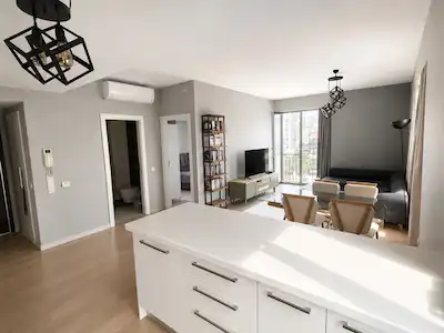 SARİSSA SİTESİ'NDE ÇİFT CEPHELİ HAVUZ CEPHELİ BÜYÜK TİP 1+1 SATILIK DAİRE