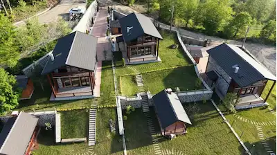 EŞSİZ DOĞA MANZARALI SATILIK ÖZEL TASARIM TAŞ EV VİLLA
