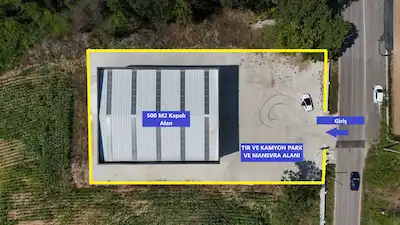 HENDEK'TE KULLANIMA HAZIR KIRALIK SIFIR DEPO