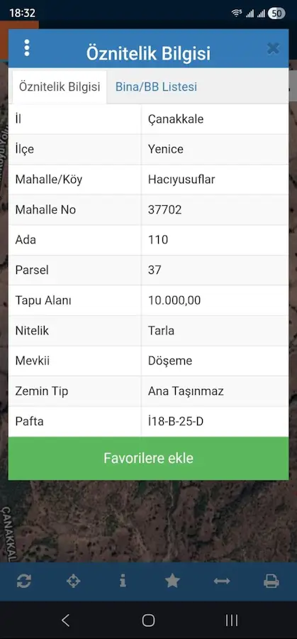 ÇANAKKALE YENICE'DE 10.000 M² YATIRIMLIK TARLA: ÇIFTLIK KURMAYA