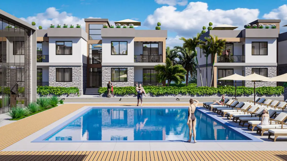 KENDI TERASINIZDA AKDENIZ KEYFI: GIRNE ESENTEPE'DE DOĞAYLA IÇ IÇE ÖZEL TERASLI 2+1 PENTHOUSE DAIRE