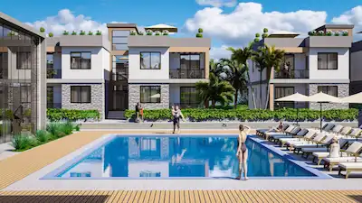 KENDI TERASINIZDA AKDENIZ KEYFI: GIRNE ESENTEPE'DE DOĞAYLA IÇ IÇE ÖZEL TERASLI 2+1 PENTHOUSE DAIRE