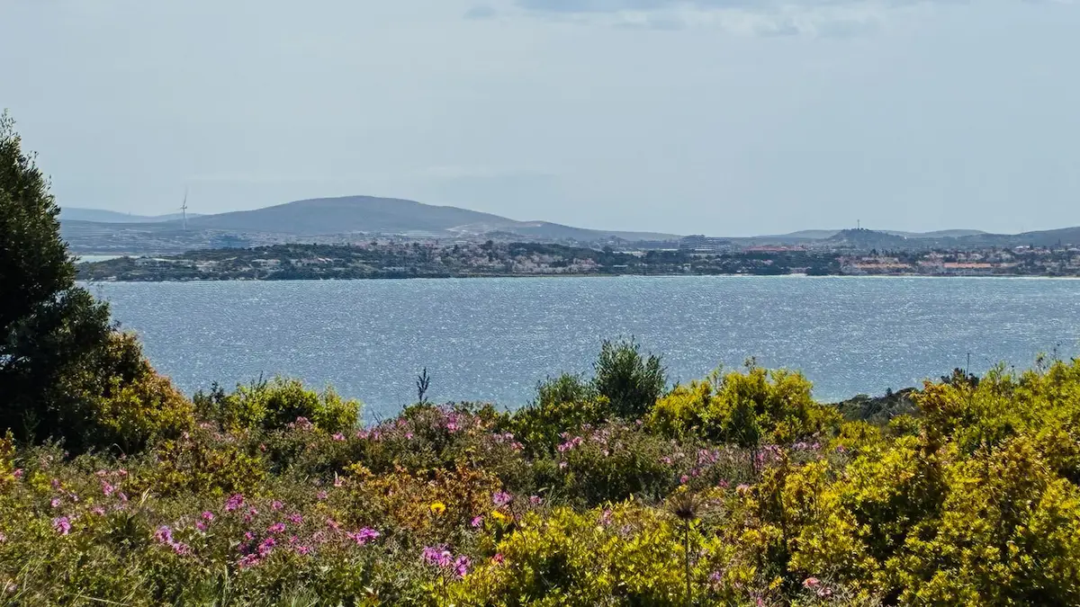 ÇEŞME DALYAN DA 2843 METRE ÇİFT TARAFLI DENİZ VE ÇİFT TARAFLI YOLU OLAN ARAZİ