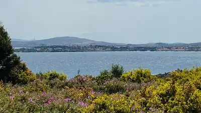 ÇEŞME DALYAN DA 2843 METRE ÇİFT TARAFLI DENİZ VE ÇİFT TARAFLI YOLU OLAN ARAZİ
