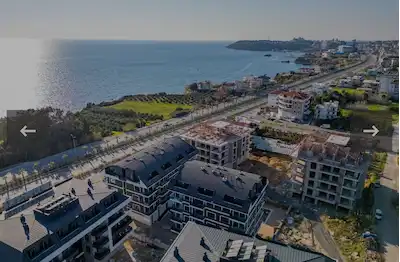 ALANYA OKURCALAR MEVKI DE DENIZE SIFIR SATILIK LÜKS 2+1 DAIRE