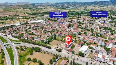 KEPSUT MERKEZ'DE YATIRIMLIK 2027 TESLIM HAVUZLU SITEDE 1+1 DAIRE