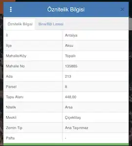 ANTALYA AKSU TOPALLI’DA YÜKSEK GERİLİM VE TREN HATTINA UZAK SATILIK ARSA