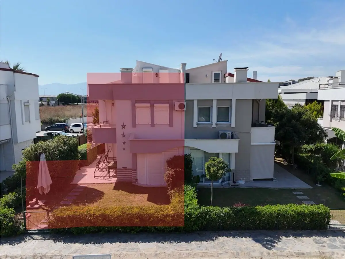 KUŞADASI KARAOVA MAHALLESİ’NDE KÖŞE KONUMLU 3+1 YAZLIK