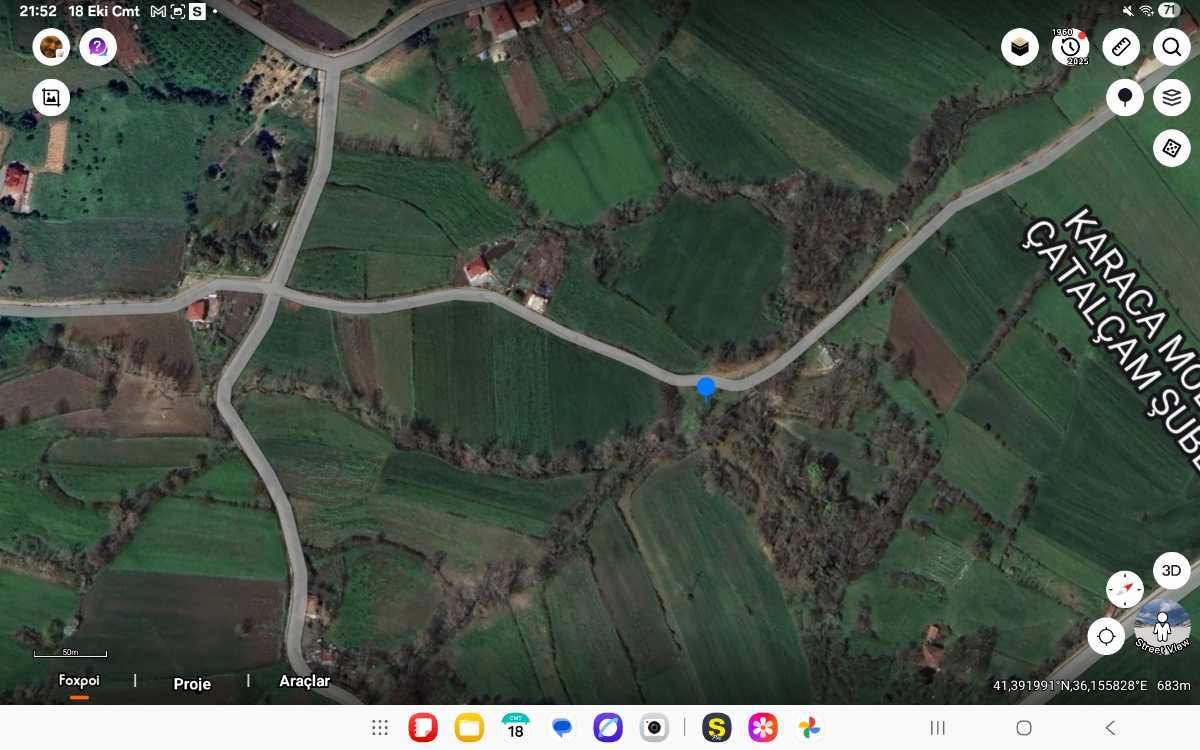 KUZEY UĞUR KORKMAZ'DAN ÇATALÇAM'DA İMAR KAPSAMINDA TARLA