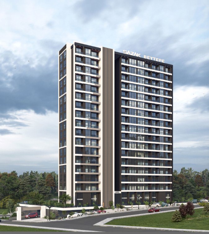 SAZAK BEYTEPE PROJESİNDE 1+1 DAİRE / HOME OFİS