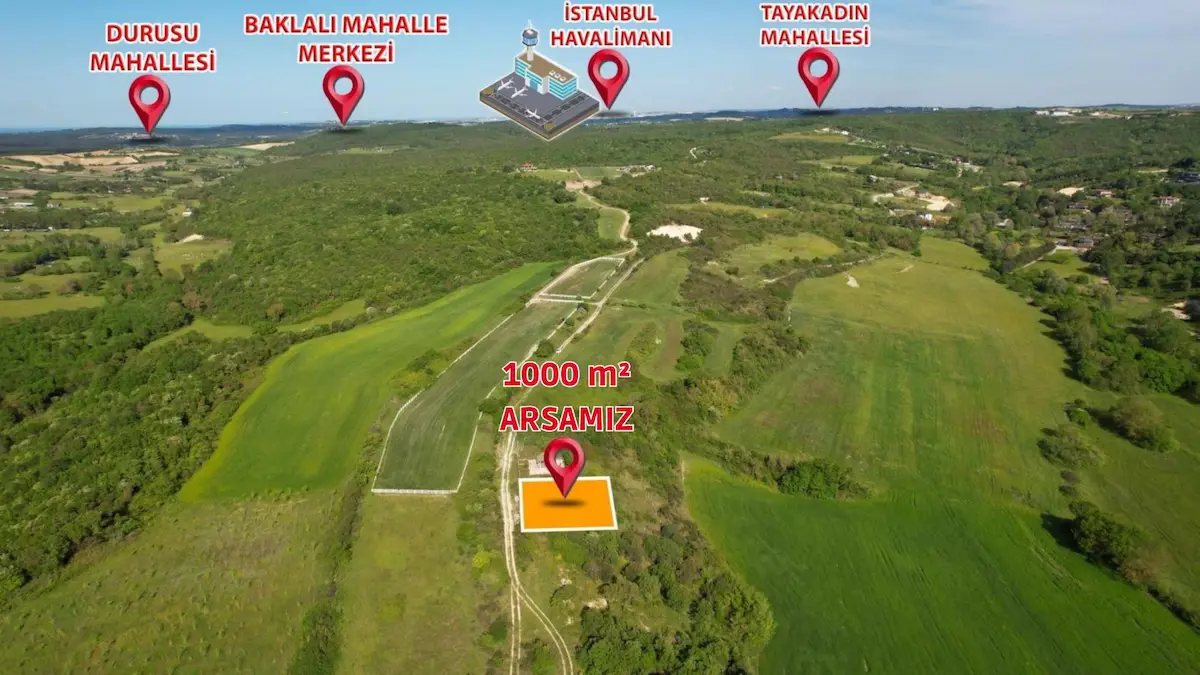DURUSUPARK SİTESİNDE 1.000 M² MÜSTAKİL TAPULU ARSA