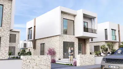 GÖMEÇ YAYA'DA DENIZE 1,2 KM 3+1 LOFT VILLA | %40 PEŞIN + 12 TAKSIT