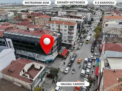 SEFAKÖY HALKALI CADDESİ ÜZERİNDE DEVREN KİRALIK 300 M² HER İŞ KOLUNA UYGUN DÜKKAN