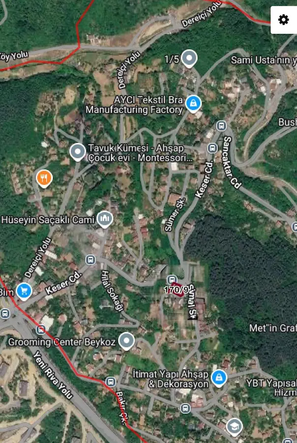 BEYKOZ ELMALI'DA MERKEZİ KONUMDA SATILIK VİLLA İMARLI ARSA