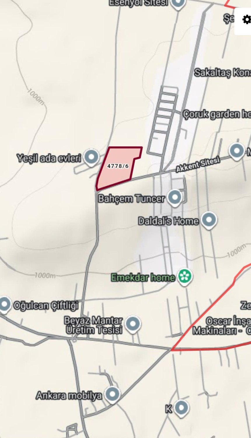 AKYURT BÜĞDÜZ MAHALLESİNDE BULUNAN FIRSAT YATIRIM ARSA