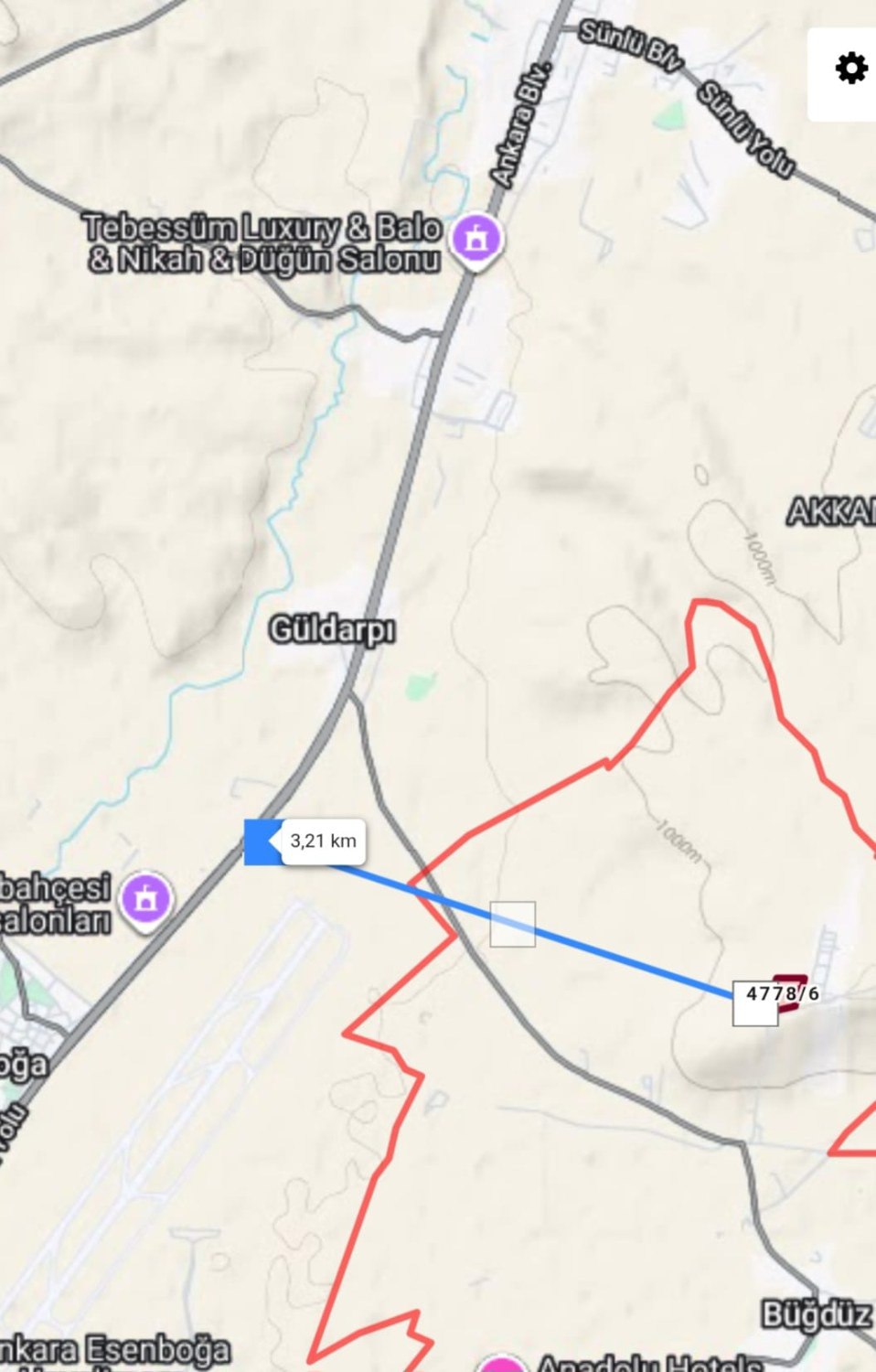 AKYURT BÜĞDÜZ MAHALLESİNDE BULUNAN FIRSAT YATIRIM ARSA