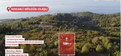 REMAX FREKANS'TAN ULAŞLI'DA DENİZ MANZARALI KONUT İMARLI ARSA