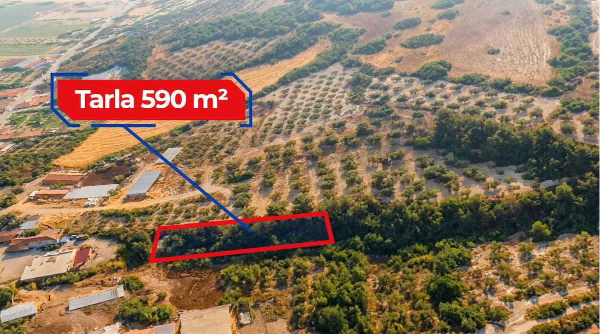 RE/MAX İNCİ'DEN BİGADİÇ ÇEKİRDEKLİ MAH. SATILIK 590 M2 TARLA
