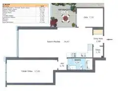 ATAŞEHİR ATATÜRK MH. AĞAOĞLU MYTOWERLAND 3379 KİRALIK 110M2 2+1 DAİRE