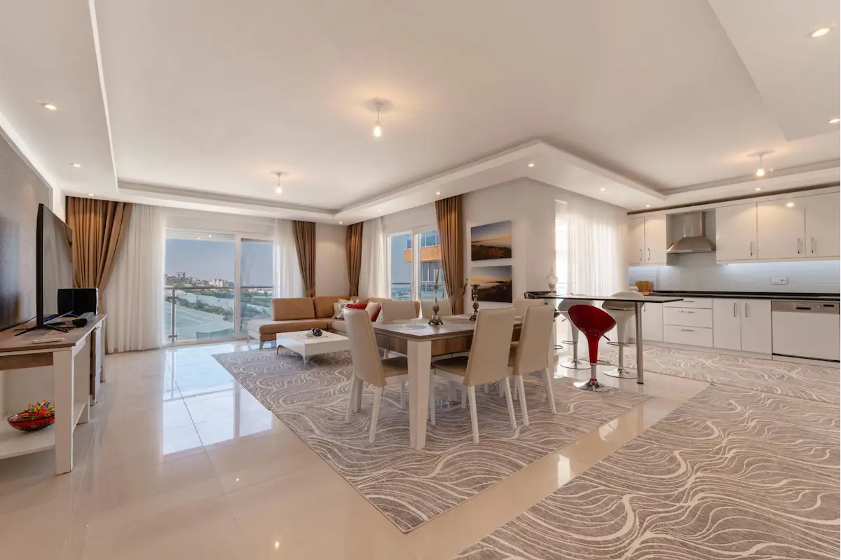 ALANYA'DA GRANADA REZIDANSTA 3+1 EŞYALI DUBLEKS DAIRE