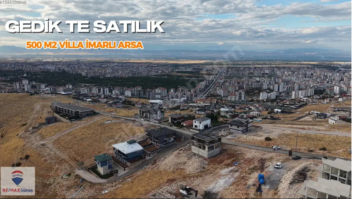 GEDİK TE SATILIK VİLLA İMARLI ARSA
