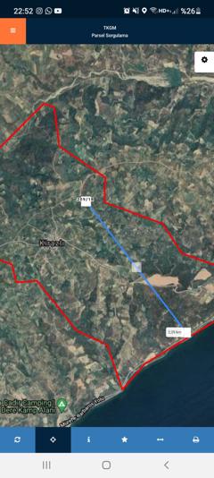 FIRSAT; TEKİRDAĞ ŞARKÖY'DE SATILIK DENİZ MANZARALI TARLA