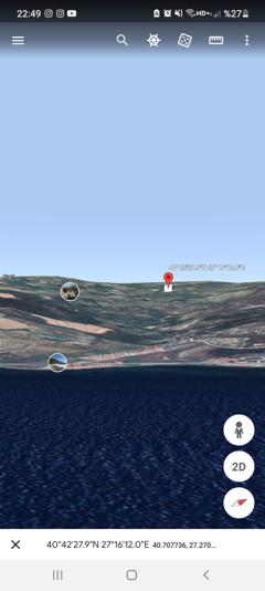 FIRSAT; TEKİRDAĞ ŞARKÖY'DE SATILIK DENİZ MANZARALI TARLA