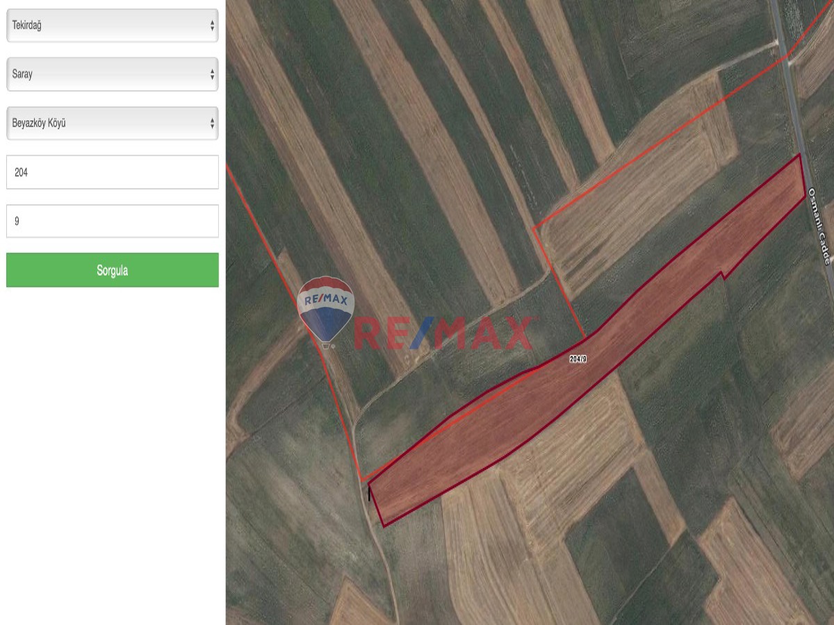 TEKİRDAĞ BEYAZKÖY'DE 32.037M2 SATILIK ARSA..!!!