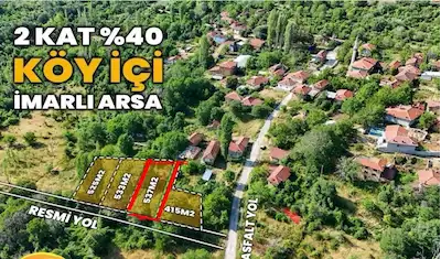 ESKIŞEHIR MIHALIÇÇIK GÖZELER KÖYIÇINDE UYGUN FIYATLI İMARLI ARSA