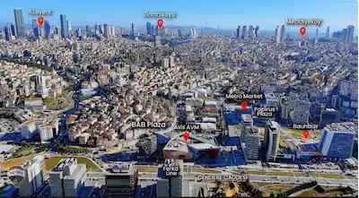 DEKORASYONLU PRESTIJLI KIRALIK 250 M2 HAZIR PLAZA OFISI
