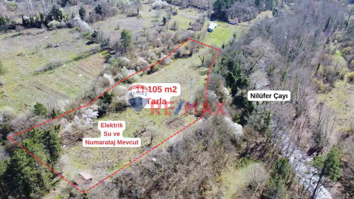 OSMANGAZİ ÇAYBAŞI MAHALLESİ’NDE YATIRIMLIK 11.105 M2 TARLA